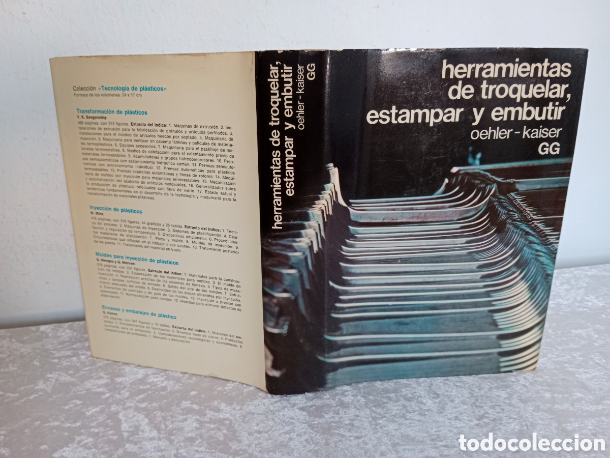 Libros de segunda mano: HERRAMIENTAS DE TROQUELAR, ESTAMPAR Y EMBUTIR , OEHLER-KAISER , PRIMERA EDICI&Oacute;N, DIF&Iacute;CIL - Foto 2