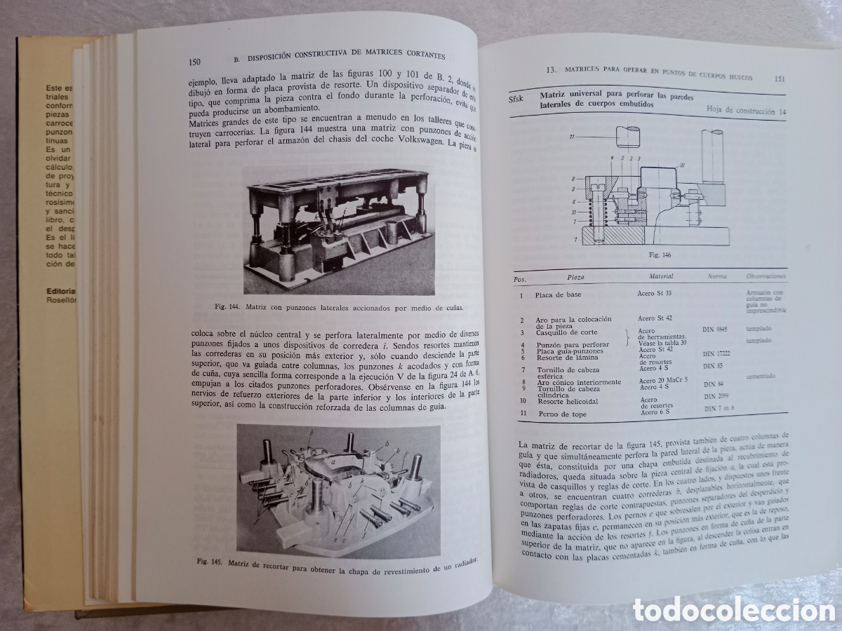 Libros de segunda mano: HERRAMIENTAS DE TROQUELAR, ESTAMPAR Y EMBUTIR , OEHLER-KAISER , PRIMERA EDICI&Oacute;N, DIF&Iacute;CIL - Foto 4