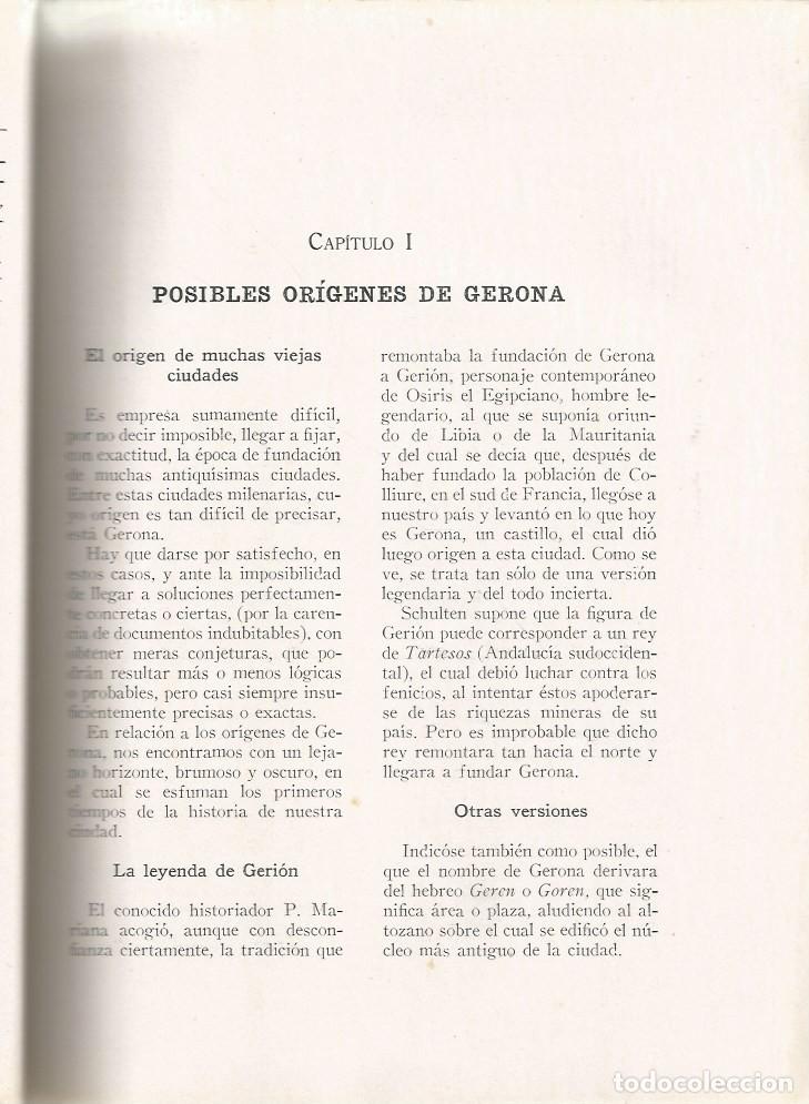 Libros de segunda mano: GERONA HIST&Oacute;RICA - JOAQU&Iacute;N PLA CARGOL - 1945 - Foto 3