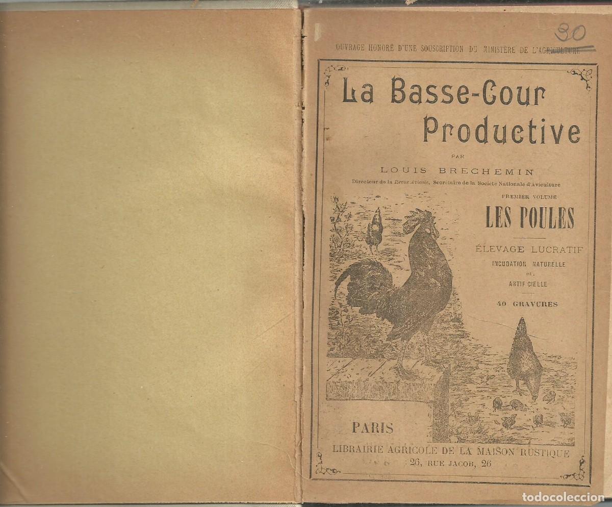 Libros de segunda mano: La basse - Cour productive. Paris, 1884 - Foto 2