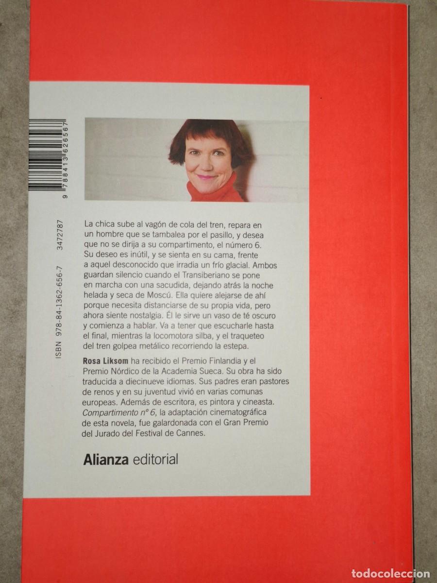 Libros de segunda mano: Compartimento n&ordm; 6, Rosa Liksom. Nuevo - Foto 2