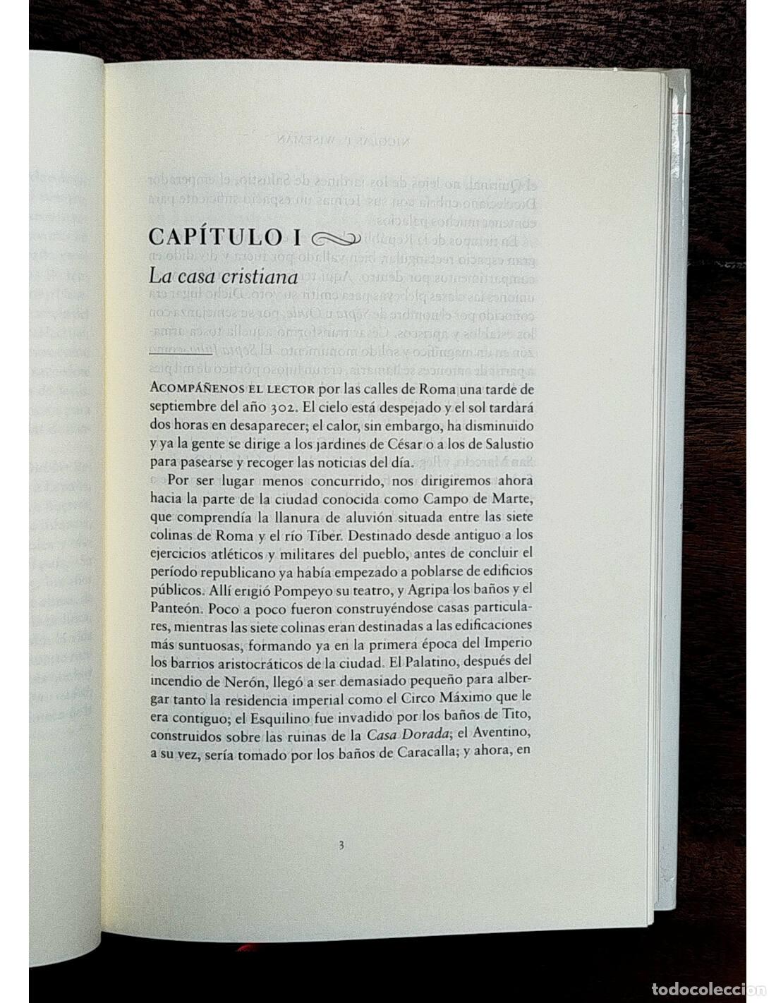 Libros de segunda mano: FABIOLA. WISEMAN, Nicholas P. Homo Legens. 2007. - Foto 4