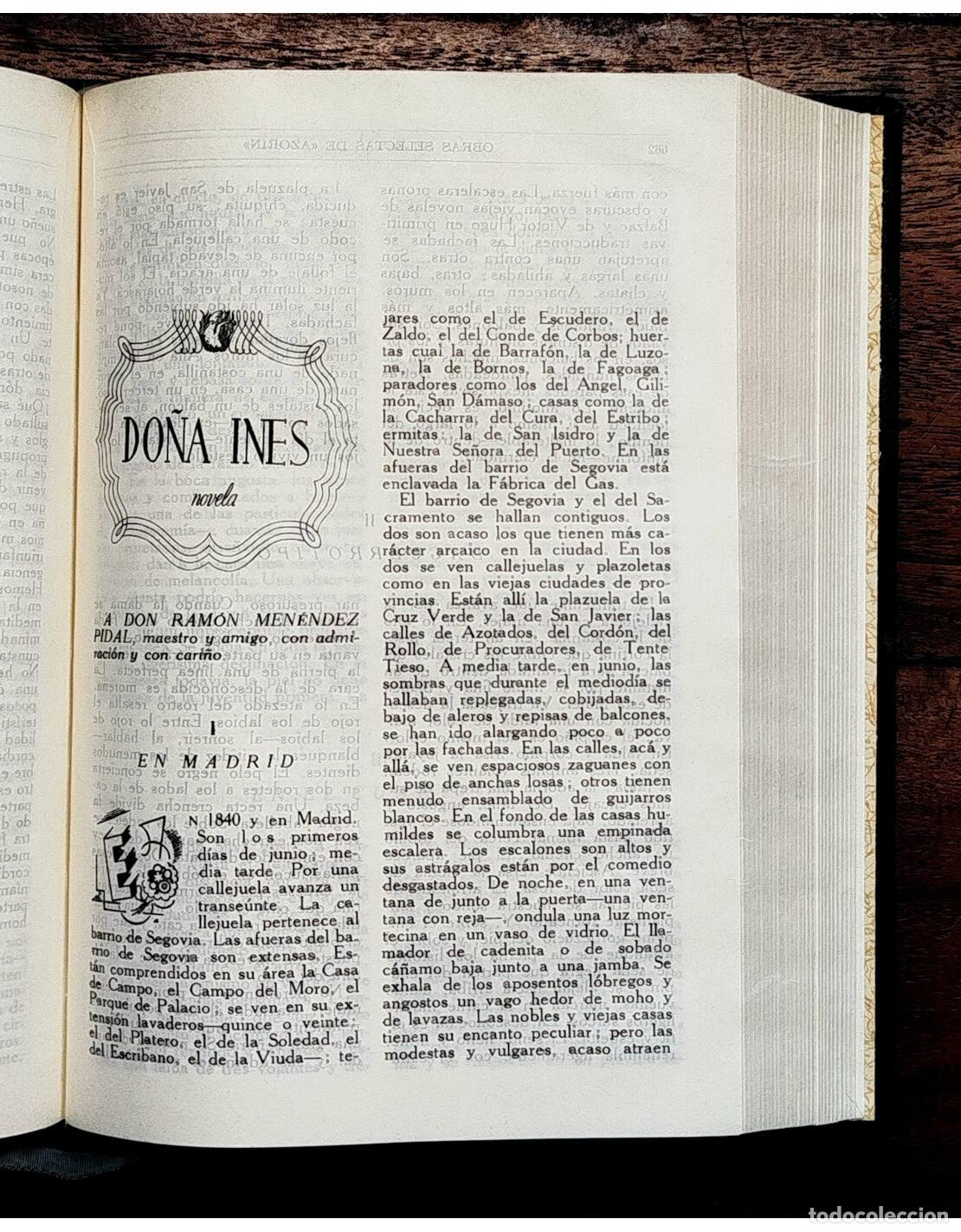 Libros de segunda mano: OBRAS SELECTAS. AZOR&Iacute;N. Biblioteca Nueva. 1953. - Foto 5
