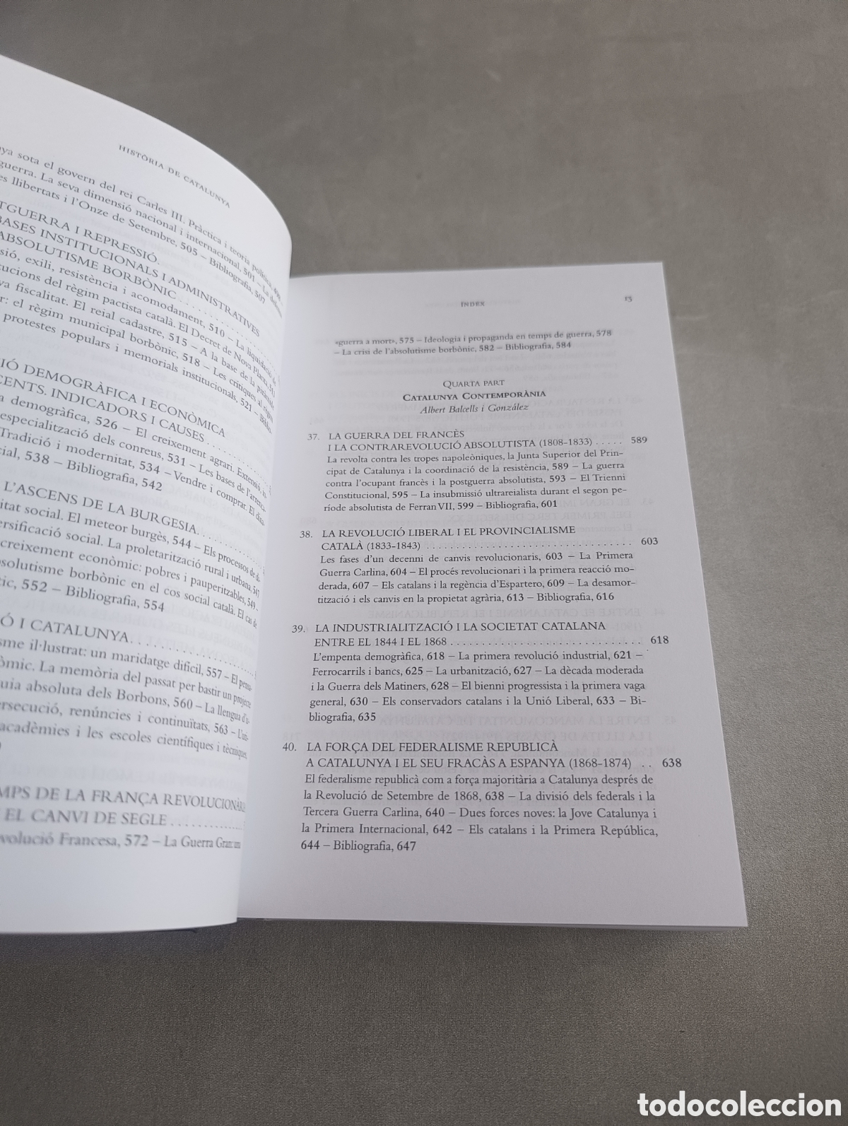 Libros de segunda mano: HISTORIA DE CATALUNYA . DIRIGIDA PER ALBERT BALCELLS. - Foto 8