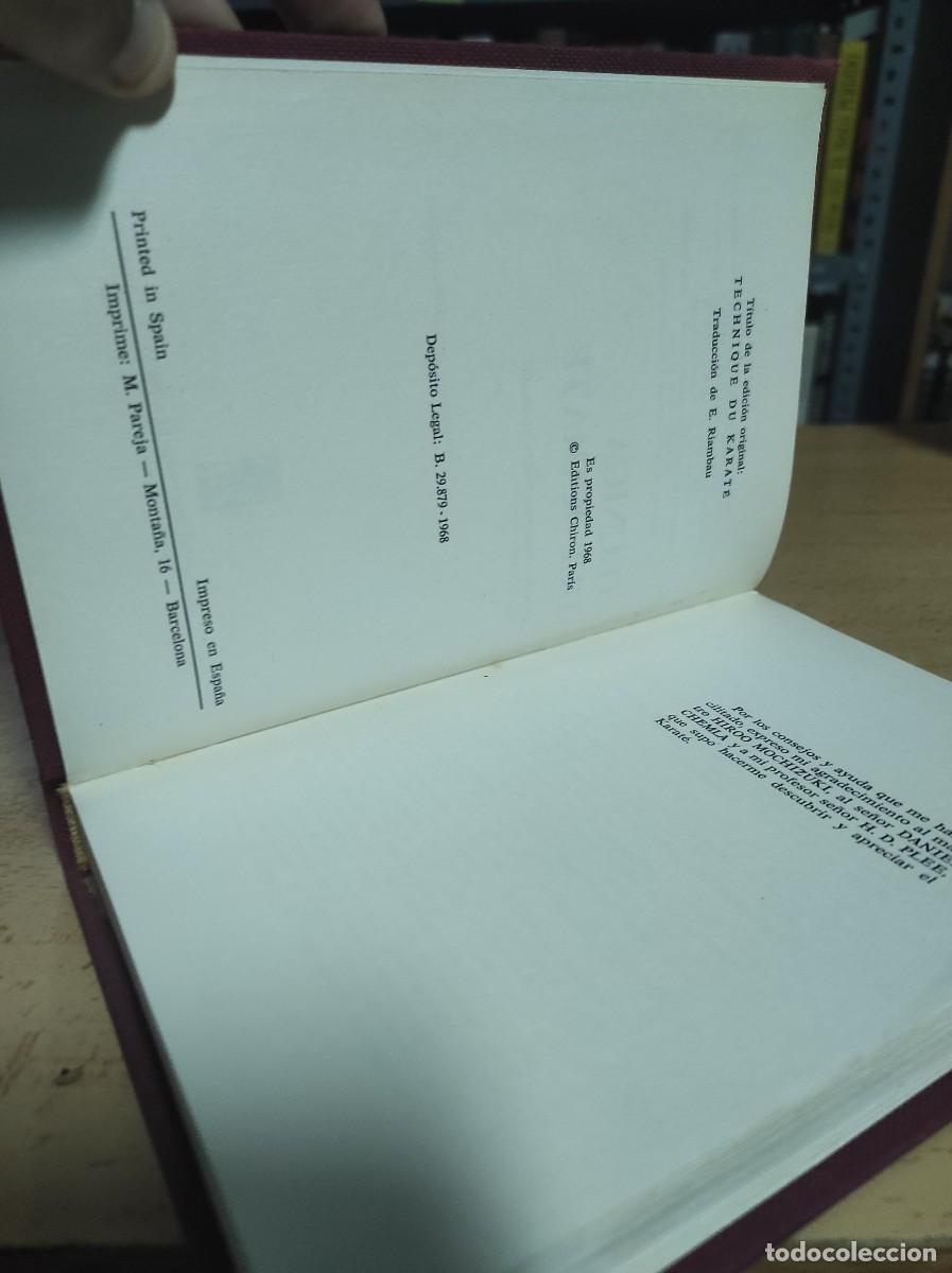 Libros de segunda mano: Tecnica de karate, Jacques Delcourt - Foto 4