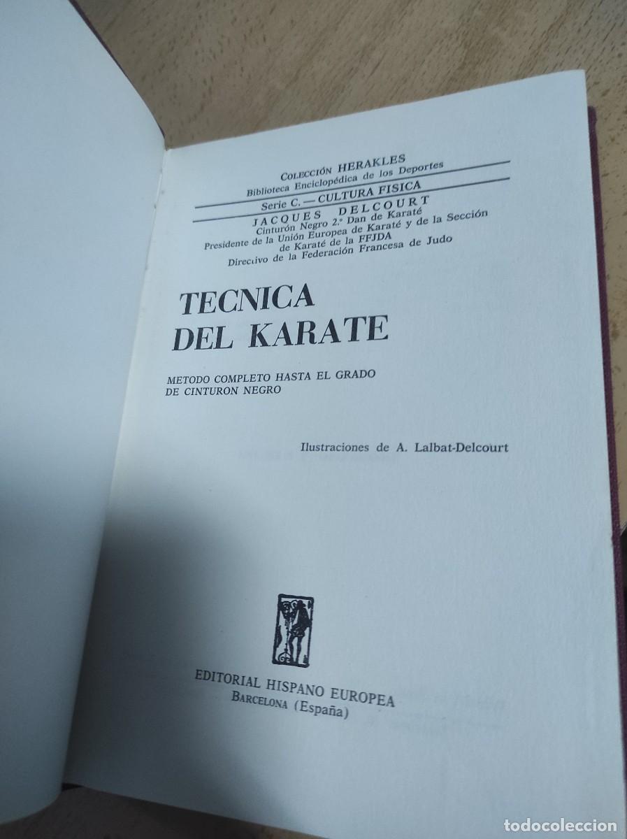Libros de segunda mano: Tecnica de karate, Jacques Delcourt - Foto 5