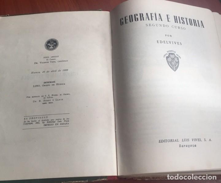 Libros de segunda mano: GEOGRAF&Iacute;A E HISTORIA. Segundo curso. Luis Vives - Foto 3