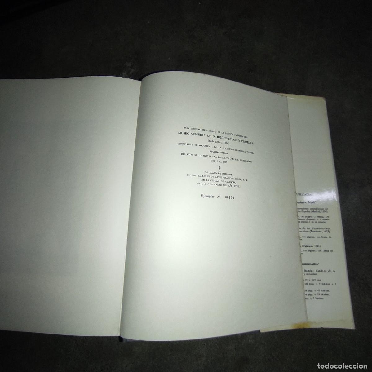 Libros de segunda mano: Museo - armeria, D. Jos&eacute; Estruch y Cumella - Foto 5