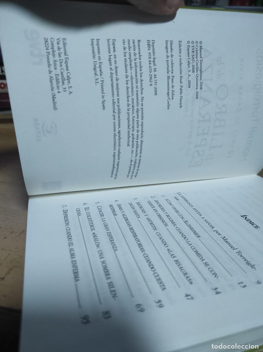 Libros de segunda mano: El libro de la esperanza - Manuel Torreiglesias - Foto 4