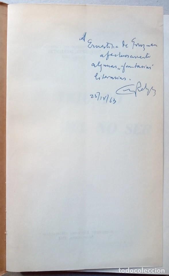 Libros de segunda mano: Relgis, Eugen - El Triunfo del No Ser - (1963) - FIRMADO - Foto 2
