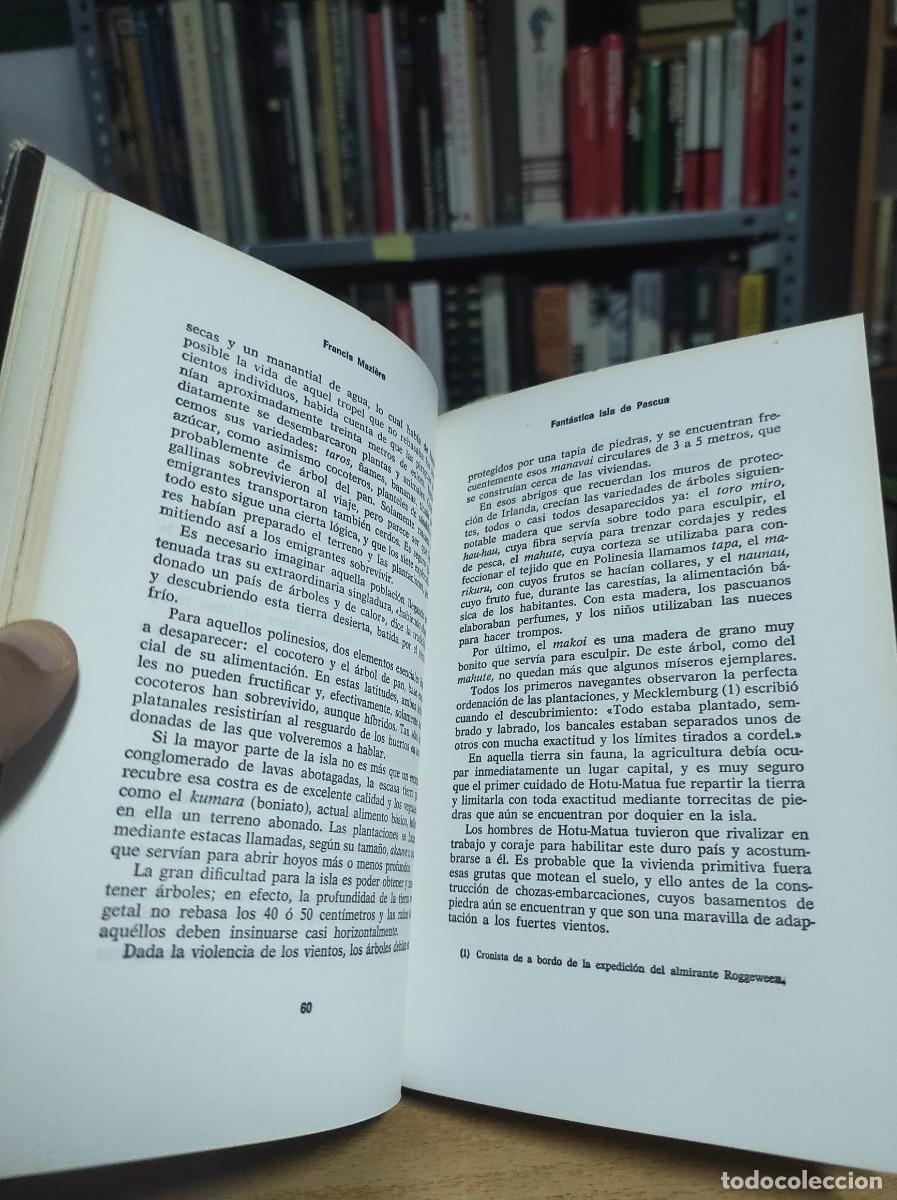 Libros de segunda mano: Fant&aacute;stica isla de Pascua.- Maziere, Francis - Foto 3