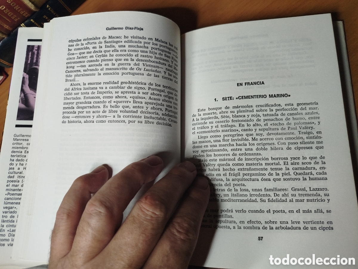 Libros de segunda mano: Las &iacute;nsulas extra&ntilde;as. Guillermo D&iacute;az plaja. Poes&iacute;a e historia. - Foto 3