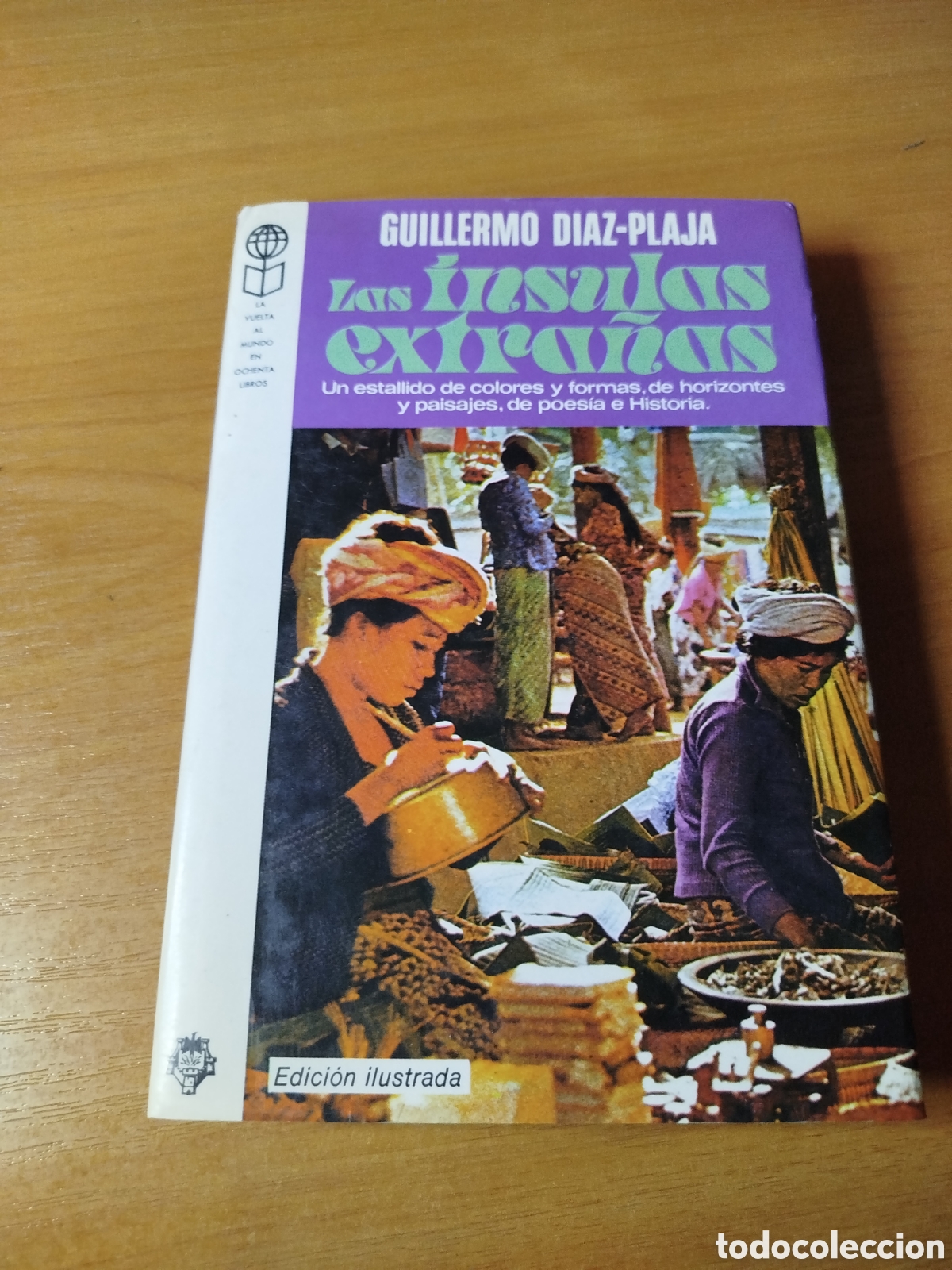 Libros de segunda mano: Las &iacute;nsulas extra&ntilde;as. Guillermo D&iacute;az plaja. Poes&iacute;a e historia. - Foto 1