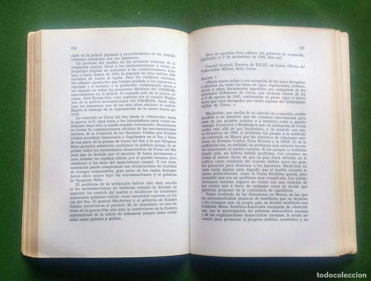 Libros de segunda mano: COREA, OTRA VEZ - WILLFRED G. BURCHETT - EDIMA - 1968. - Foto 3
