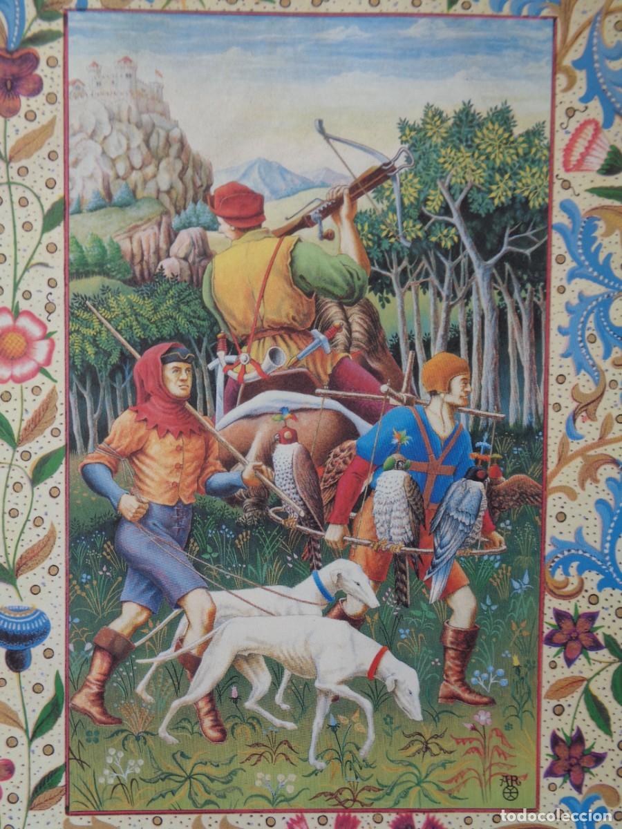 Libros de segunda mano: Alfonso X.(El sabio) &rdquo;CONTES DE CAZA&rdquo;. Desplegable. , Castellano Antiguo. MUY ATRACTIVO-EPOCA.C-25.