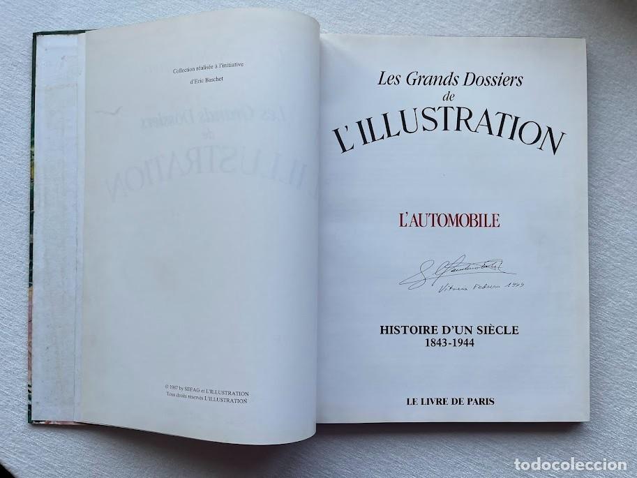Libros de segunda mano: Lautomobile / EN FRANC&Eacute;S / Les grands dossiers de lillustration / - Foto 6