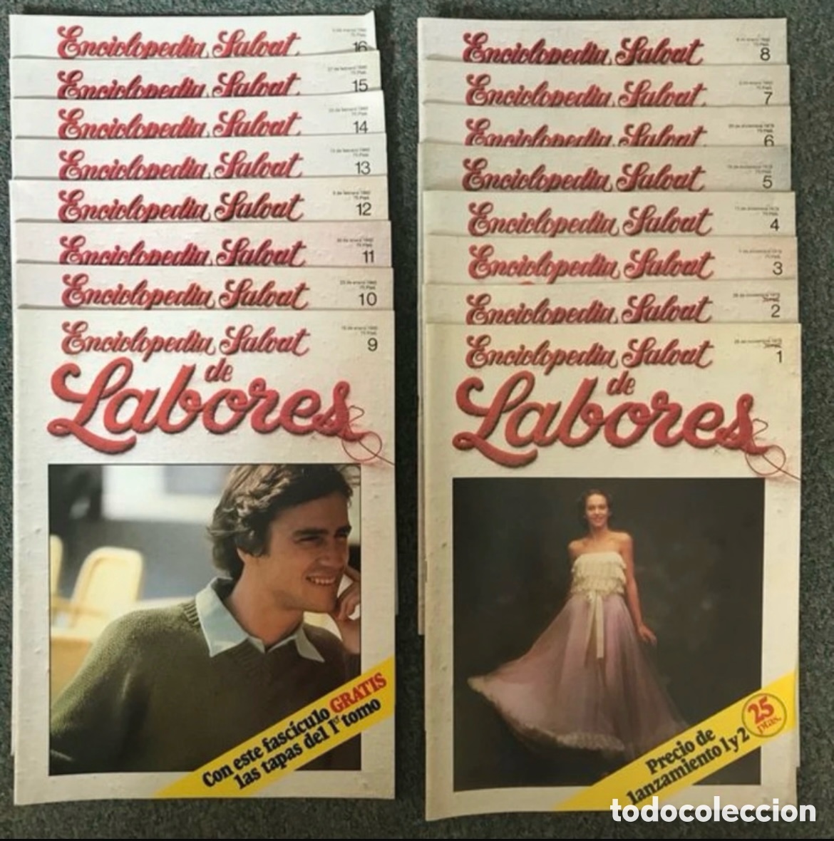 Libros de segunda mano: Fasciculos &rdquo;Enciclopedia SALVAT de labores&rdquo; - Foto 1