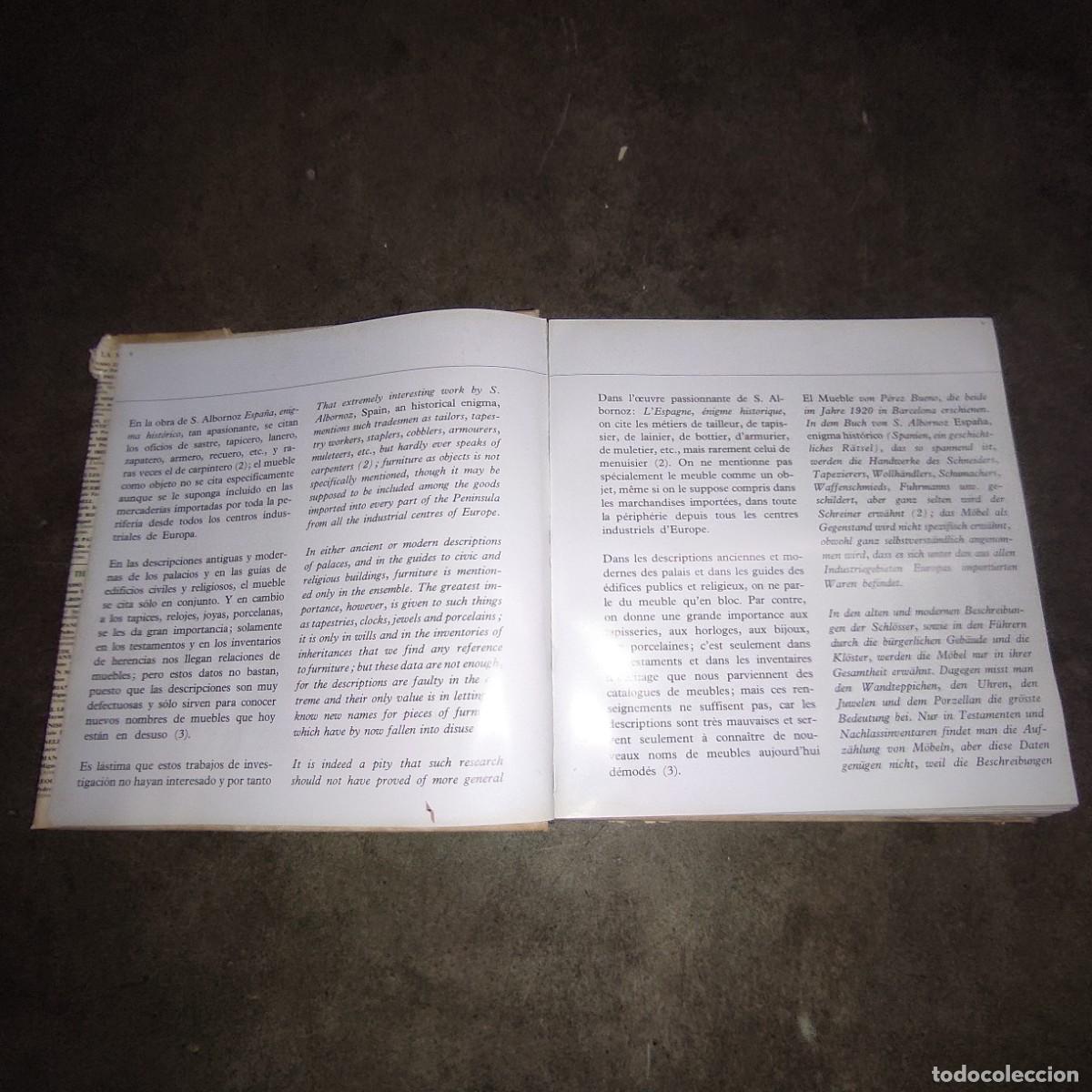 Libros de segunda mano: El mueble espa&ntilde;ol, Luis Feduchi - Foto 4
