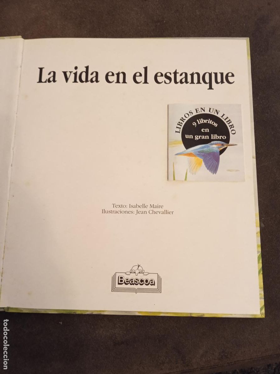 Libros de segunda mano: LA VIDA EN EL ESTANQUE. BEASCOA. 9 LIBRITOS EN UN GRAN LIBRO. - Foto 3