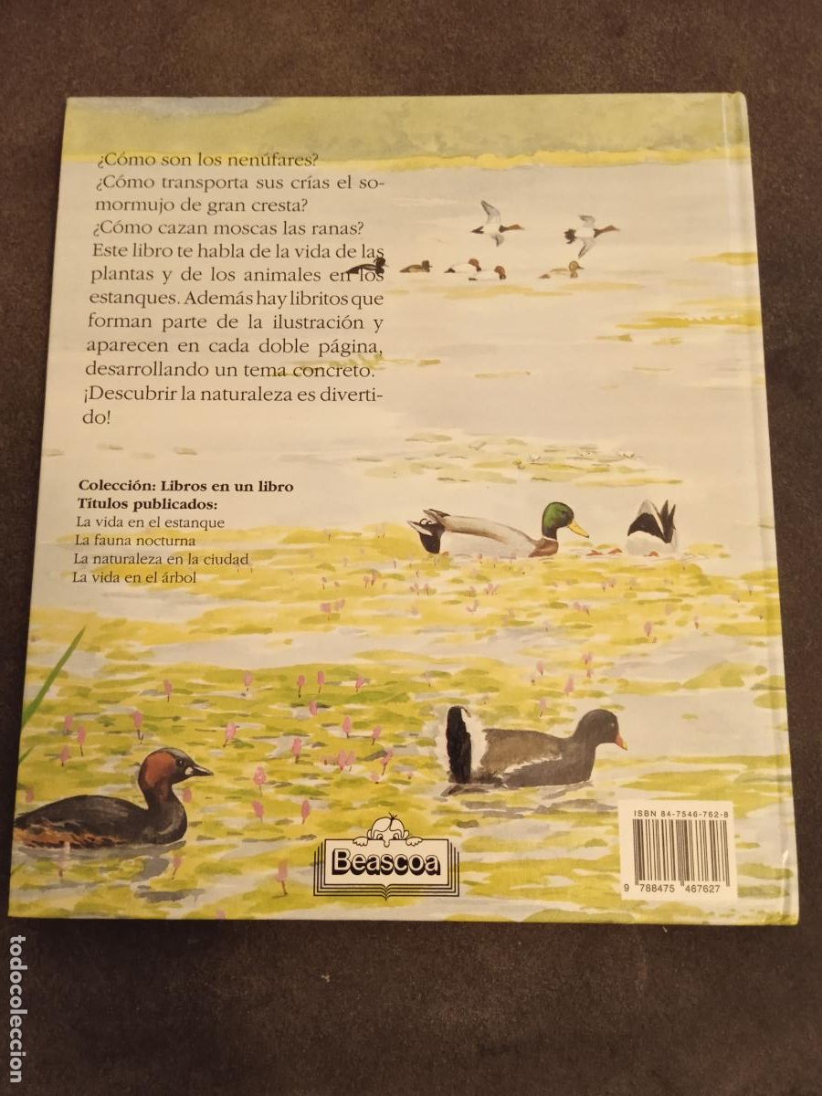Libros de segunda mano: LA VIDA EN EL ESTANQUE. BEASCOA. 9 LIBRITOS EN UN GRAN LIBRO. - Foto 7