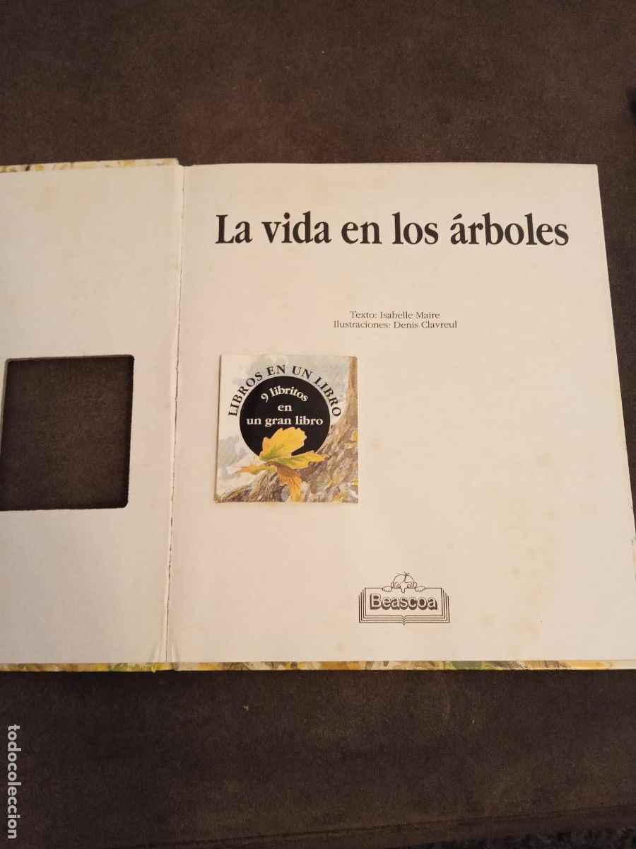 Libros de segunda mano: LA VIDA EN LOS ARBOLES. BEASCOA. 9 LIBRITOS EN UN GRAN LIBRO. - Foto 3