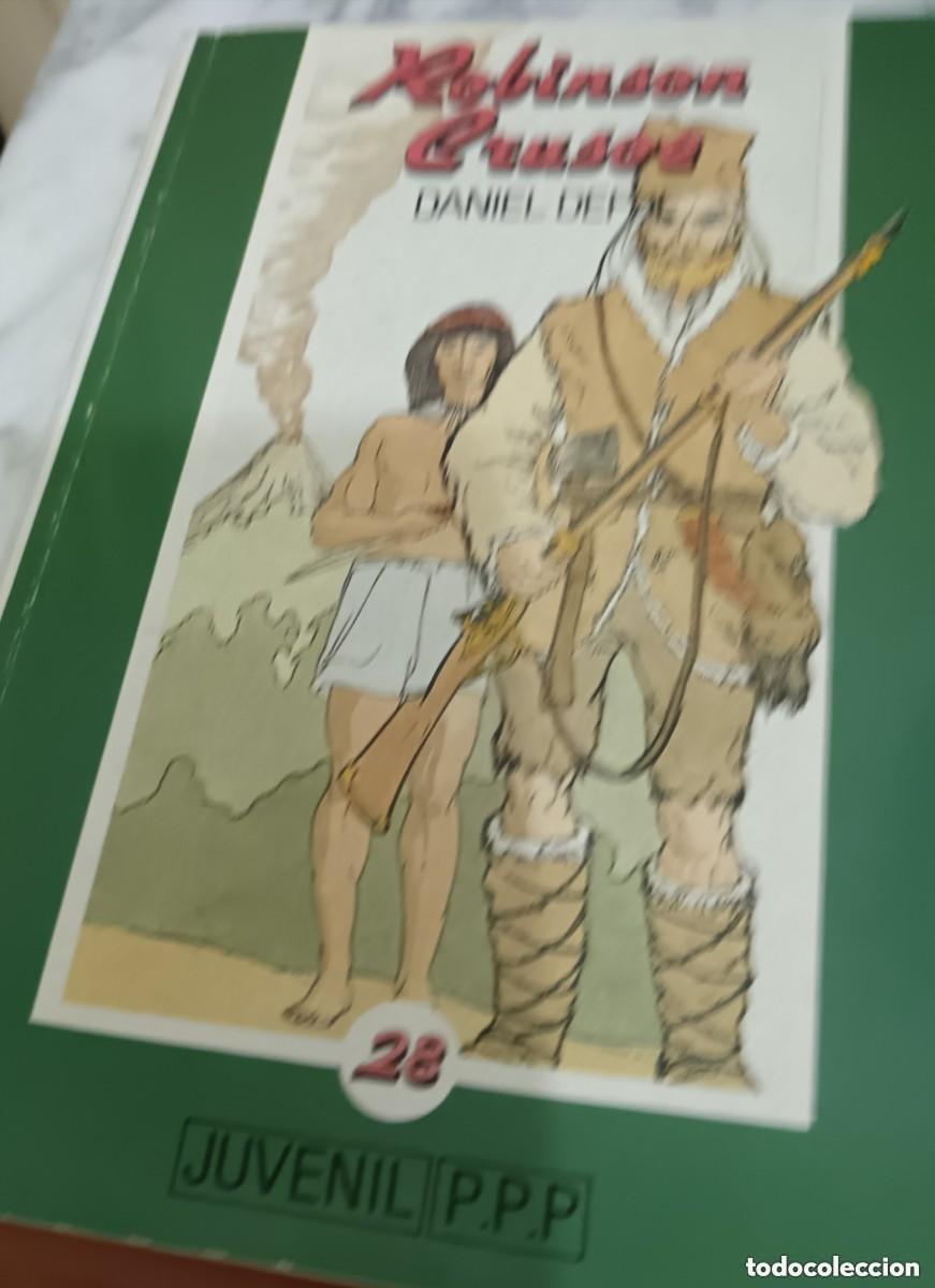 Libros de segunda mano: LIBRO ROBINSON CRUSOE - DANIEL DEFOE- JUVENIL - Foto 1