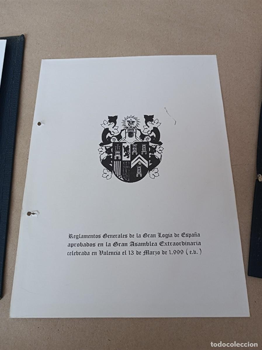 Libros de segunda mano: GRAN LOGIA DE ESPA&Ntilde;A CONSTITUCI&Oacute;N Y REGLAMENTOS GENERALES - Foto 12