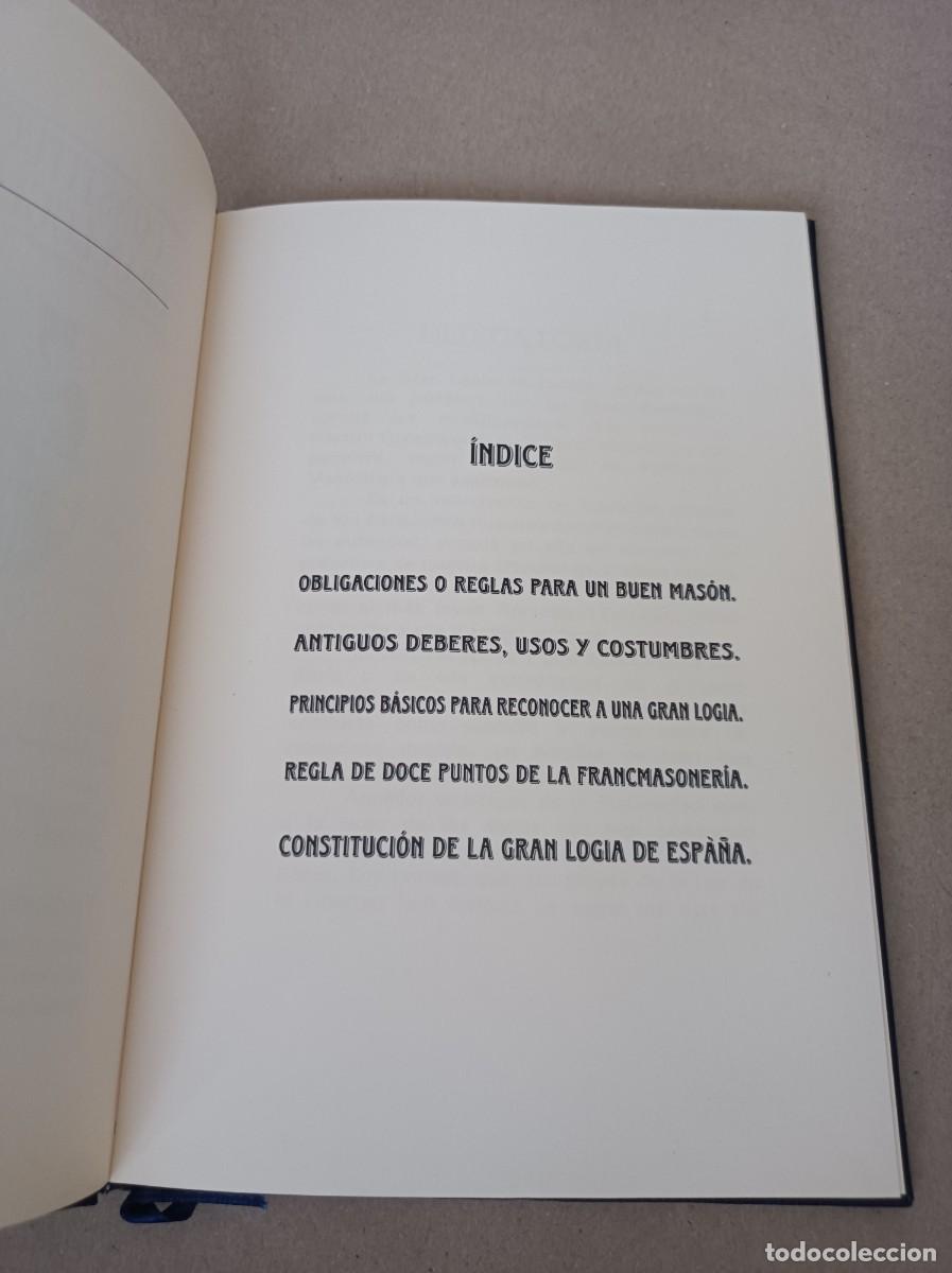 Libros de segunda mano: GRAN LOGIA DE ESPA&Ntilde;A CONSTITUCI&Oacute;N Y REGLAMENTOS GENERALES - Foto 26