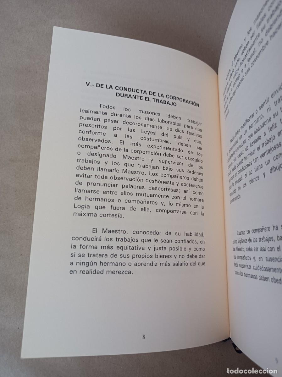 Libros de segunda mano: GRAN LOGIA DE ESPA&Ntilde;A CONSTITUCI&Oacute;N Y REGLAMENTOS GENERALES - Foto 28