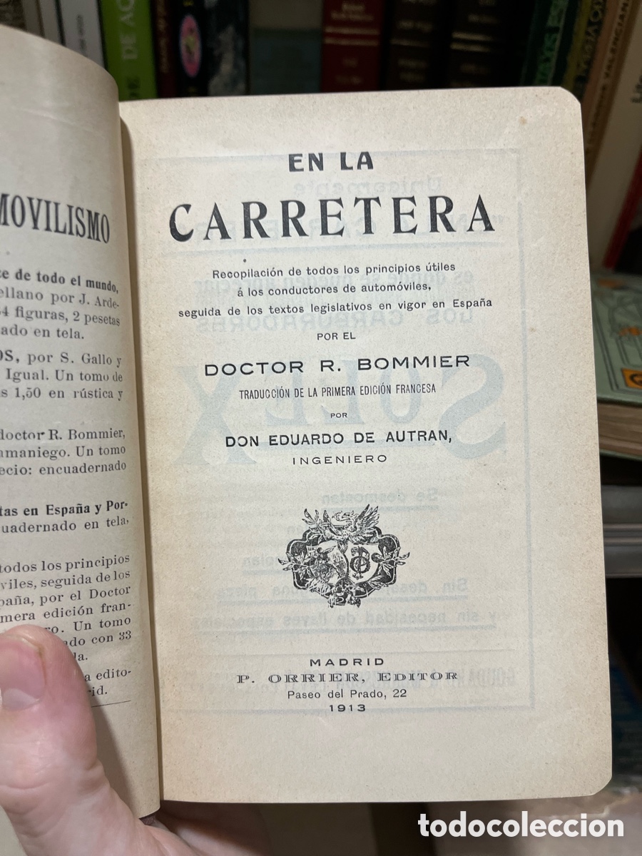 Libros de segunda mano: Blas51A En la carretera: Bommier, R..- Bommier, R. - Foto 2