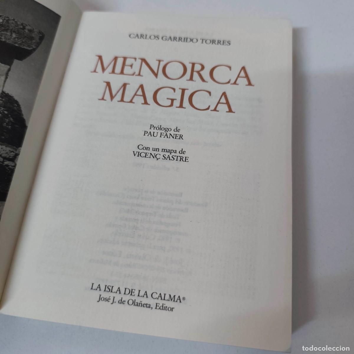 Libros de segunda mano: MENORCA MAGICA - CARLOS GARRIDO - Foto 3