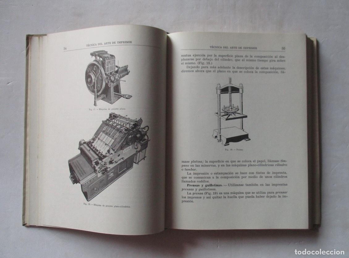Libros de segunda mano: TECNICA DEL ARTE DE IMPRIMIR - Foto 4