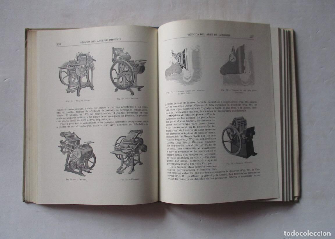 Libros de segunda mano: TECNICA DEL ARTE DE IMPRIMIR - Foto 5