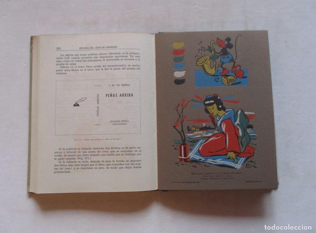 Libros de segunda mano: TECNICA DEL ARTE DE IMPRIMIR - Foto 6