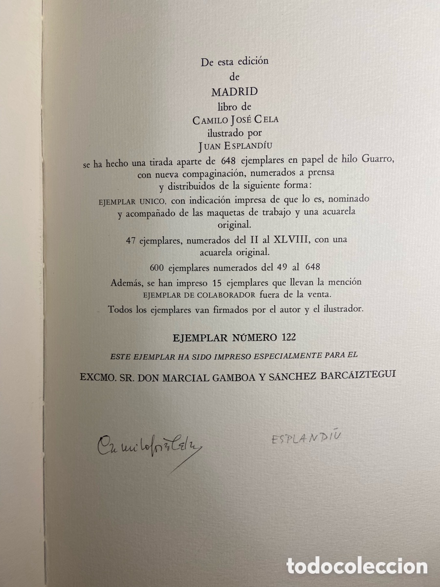 Libros de segunda mano: Madrid - Camilo Jose Cela - Foto 6