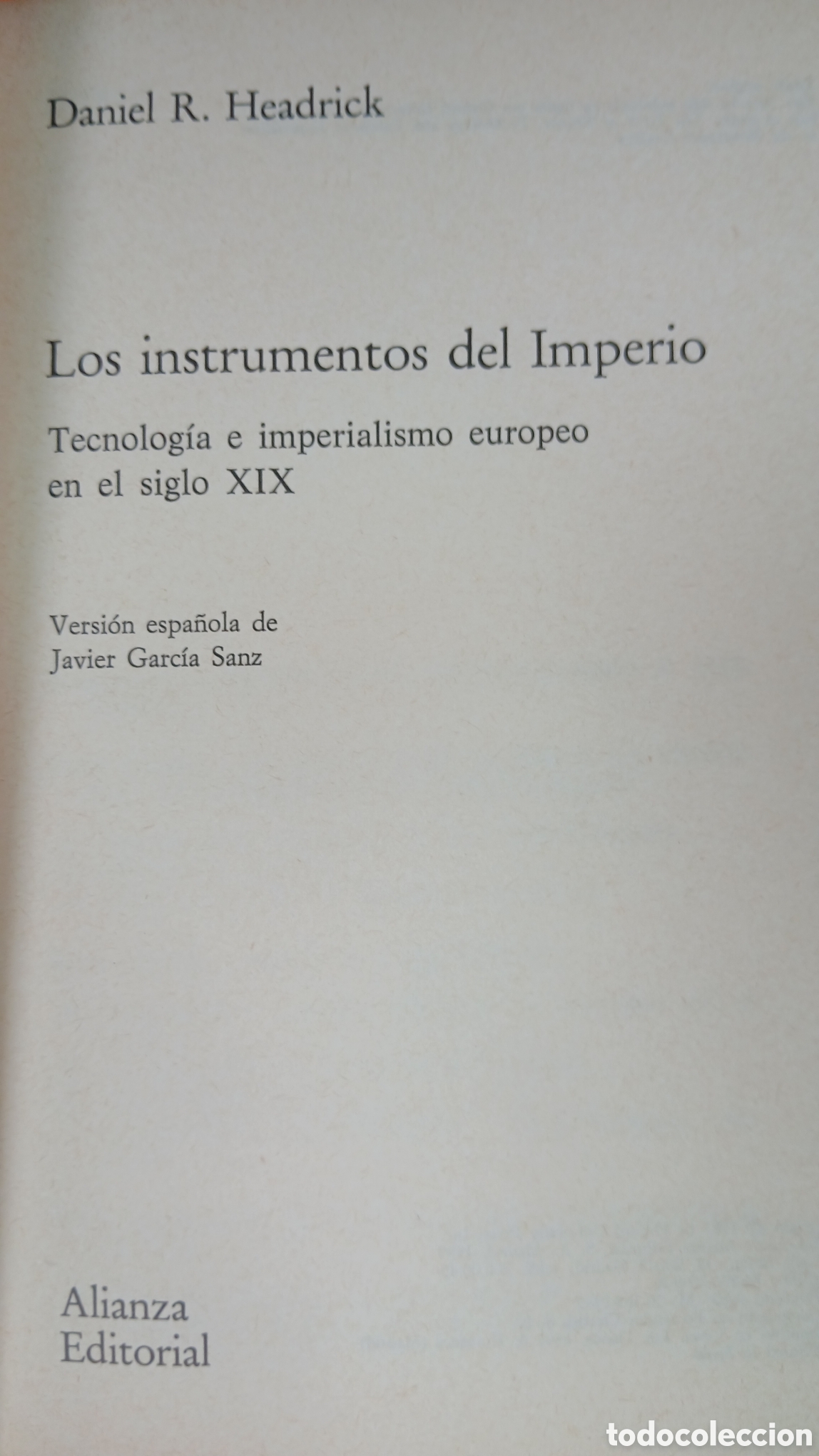 Libros de segunda mano: Instrumentos del imperio - Foto 3