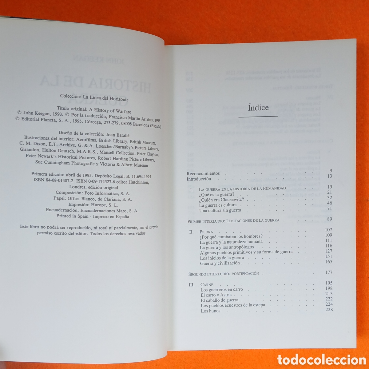 Libros de segunda mano: Historia de la guerra , John Keegan - Foto 2