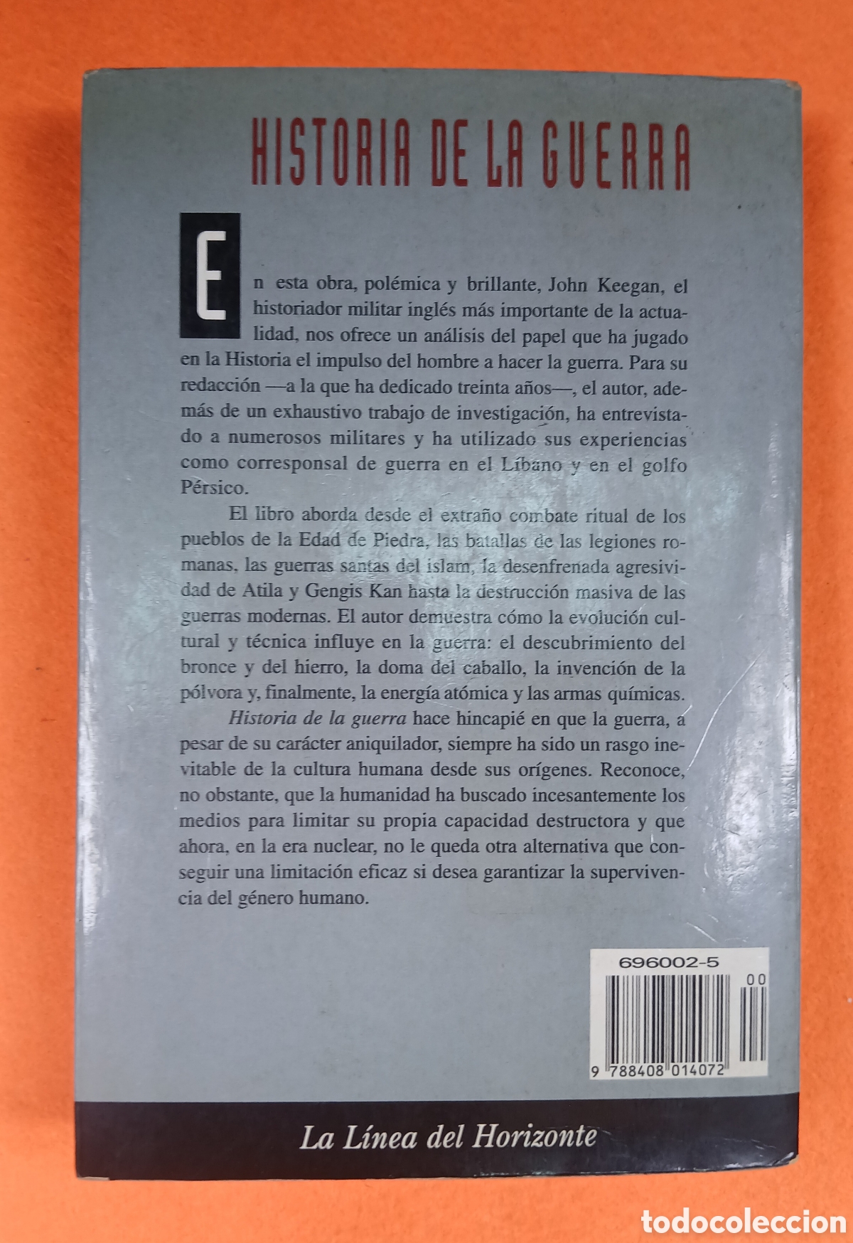 Libros de segunda mano: Historia de la guerra , John Keegan - Foto 8