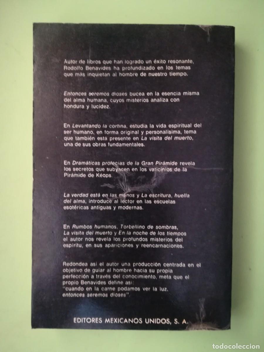 Libros de segunda mano: Dramaticas profecias de la gran piramide Rodolfo Benavides 1978 - Foto 2
