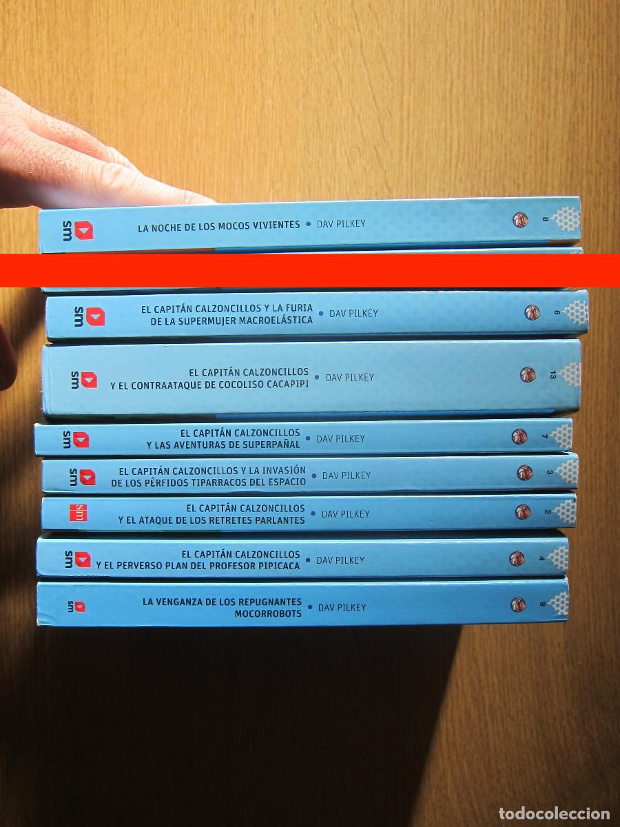Libros de segunda mano: PACK CAPIT&Aacute;N CALZONCILLOS - DAV PILKEY (SM) 8 UD. INFANTIL - Foto 2