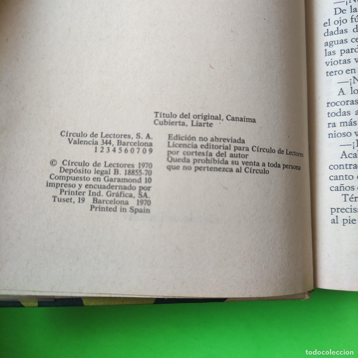Libros de segunda mano: Canaima- R&oacute;mulo Gallegos ** Tapa Dura y funda** M - Foto 2