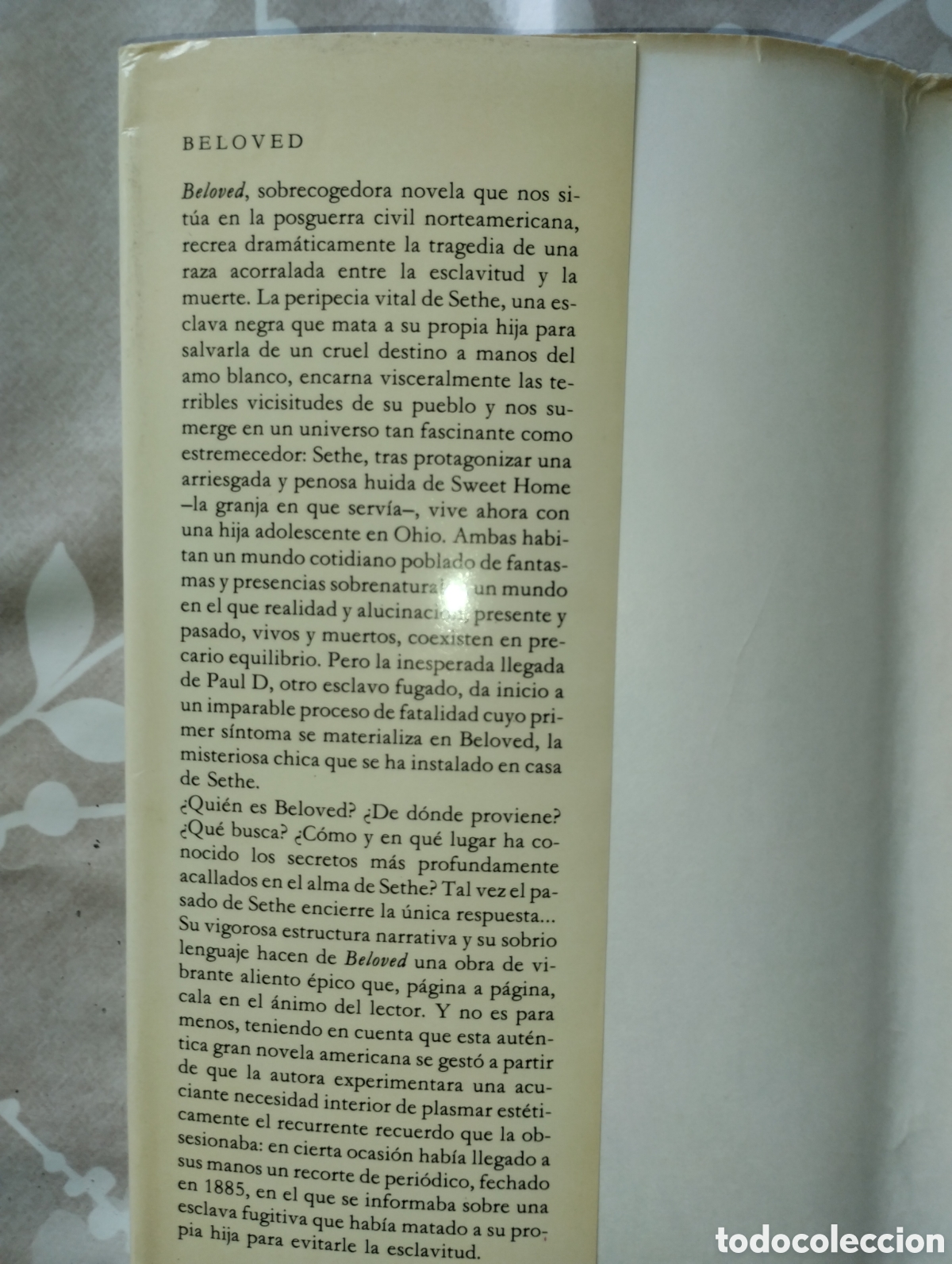 Libros de segunda mano: BELOVED, DE TONI MORRISON - Foto 7