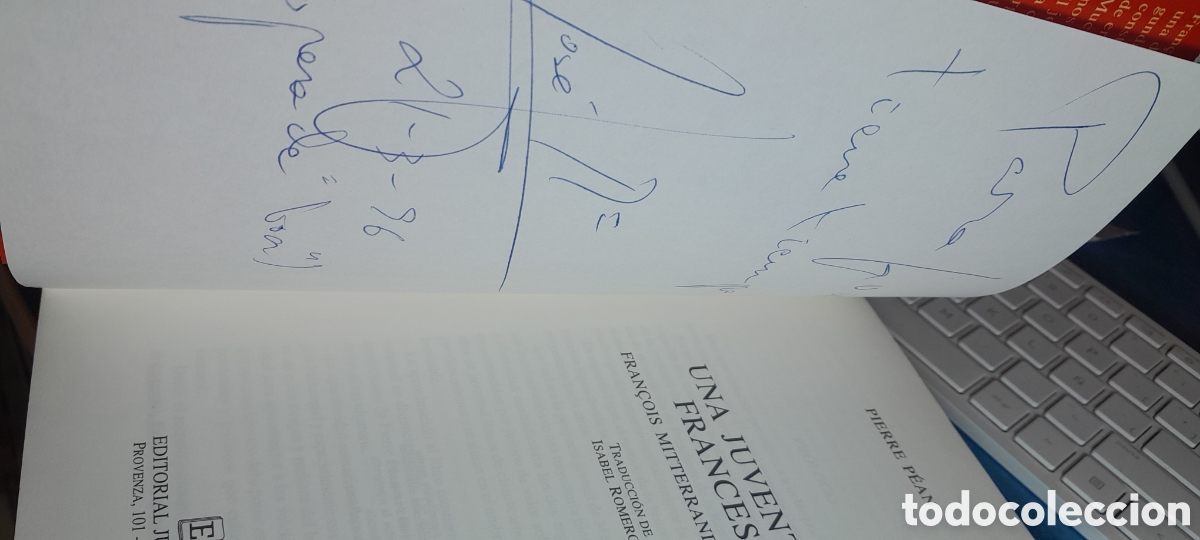 Libros de segunda mano: UNA JUVENTUD FRANCESA / FRANCOIS MITTERRAND - Foto 2