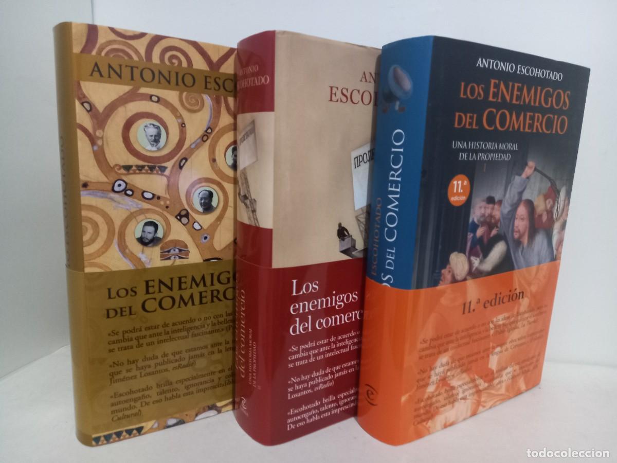Libros de segunda mano: Antonio Escohotado. Los enemigos del comercio. 3 tomos. Espasa - Foto 1