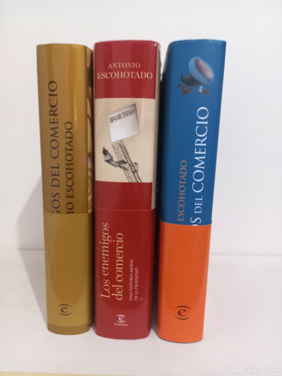 Libros de segunda mano: Antonio Escohotado. Los enemigos del comercio. 3 tomos. Espasa - Foto 3