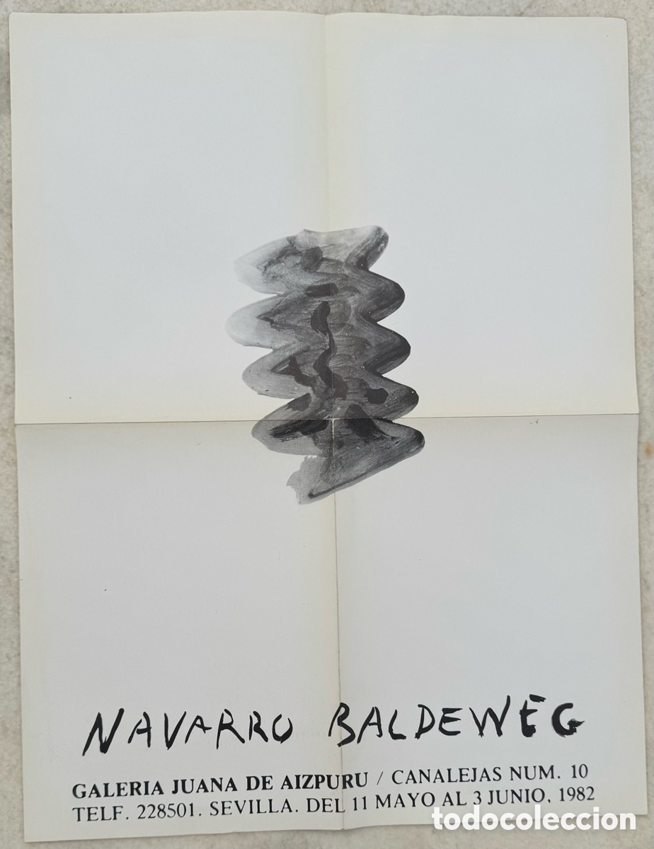 Libros de segunda mano: Juan Navarro Baldeweg (Galena Juana de Aispuru 1982) - Foto 1