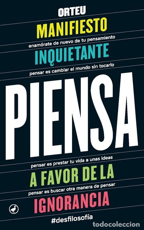 Libros de segunda mano: PIENSA - Francesc Orfeu Guiu - CATEDRAL - 2017 - Foto 1
