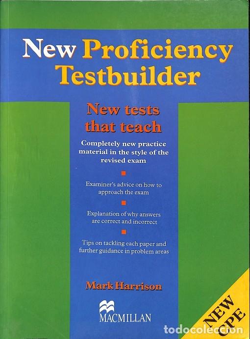 Libros de segunda mano: NEW PROFICIENCY TESTBUILDER -KEY - HARRISON, M. - EDITORES VARIOS - 2010 - TESTBUILDER - Foto 1