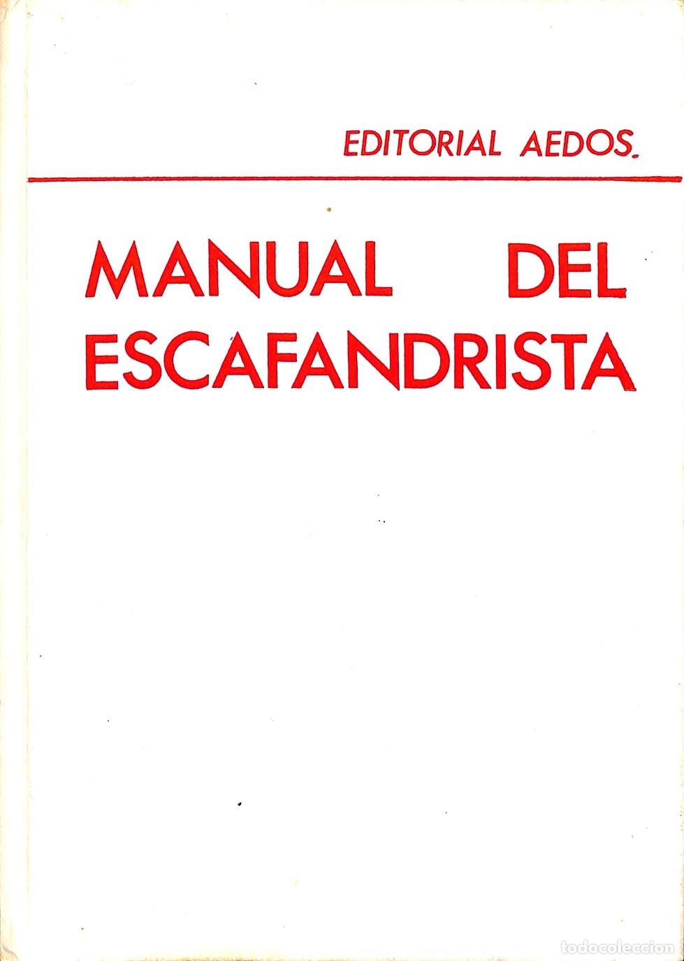 Libros de segunda mano: MANUAL DEL ESCAFANDRISTA - CLEMENTE VIDAL SOL&Aacute; - AEDOS - 1973 - Foto 1