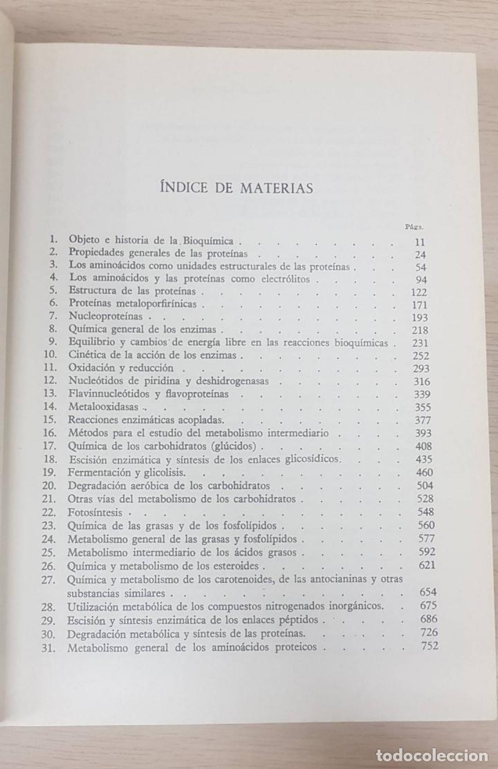 Libros de segunda mano: BIOQU&Iacute;MICA GENERAL - FRUTON Y SIMMONDS - EDICIONES OMEGA - 1961, 2&ordf; ed. - Foto 3